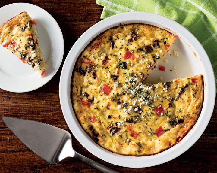 Crustless Mediterranean Quiche