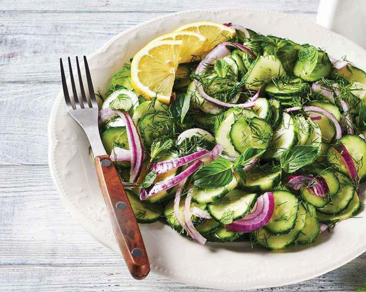 Cucumber and Onion Salad