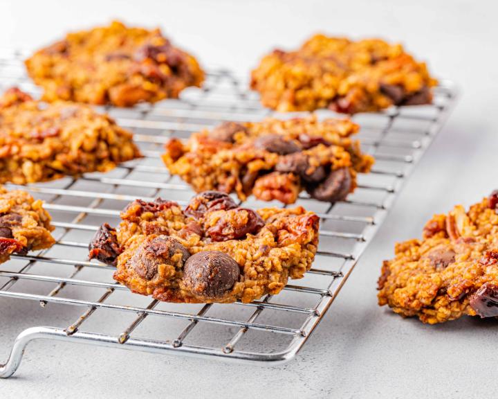 Cherry Chocolate Chip Trail Mix Cookies