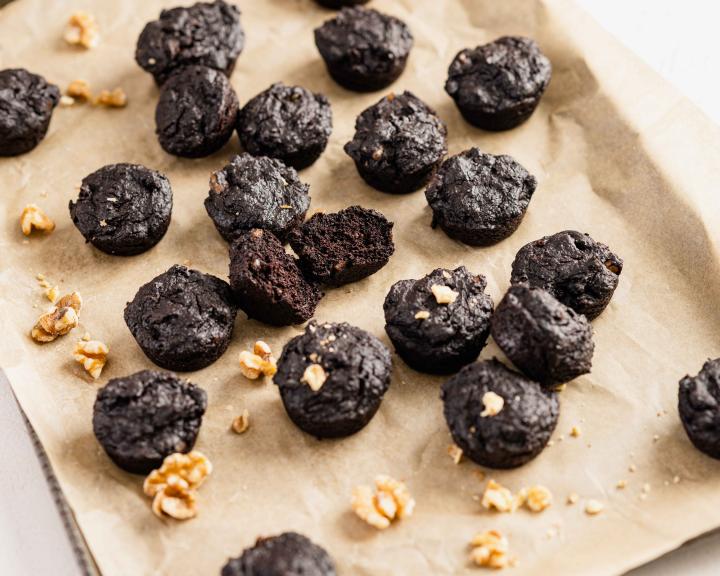 Dark Chocolate Brownie Bites