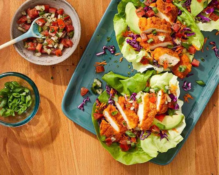 Chicken Tender Lettuce Wrap