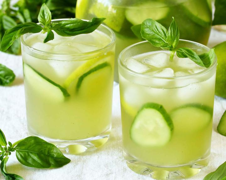 Cucumber Basil Mocktail