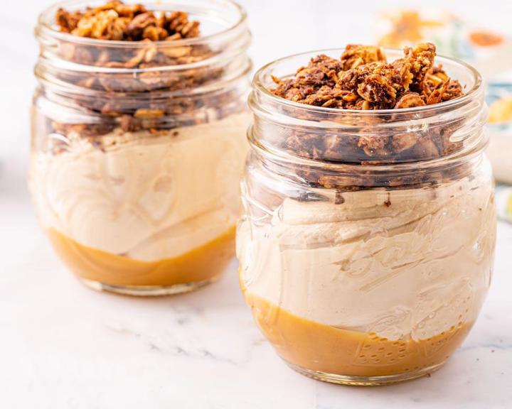 Chocolate Peanut Butter Cup Yogurt Parfait