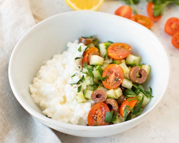Greek Cottage Cheese Bowl