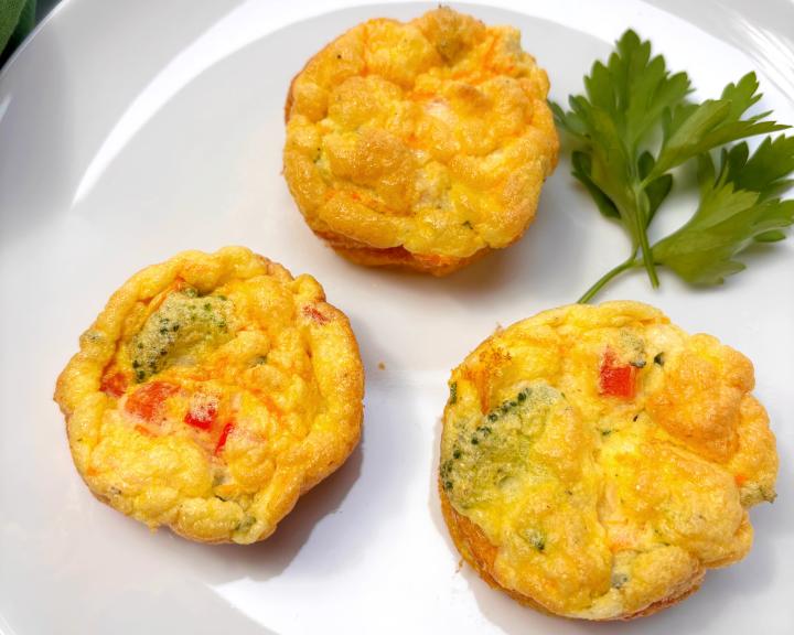 Veggie Souffle Egg Muffins
