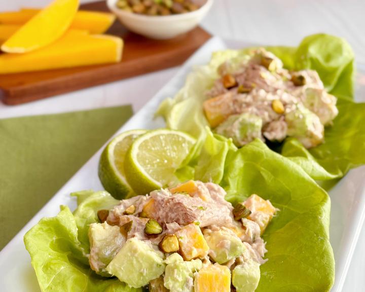 tropical tuna salad cup