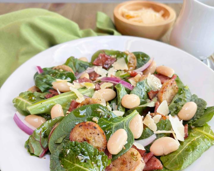 Italian Beans and Green Salad
