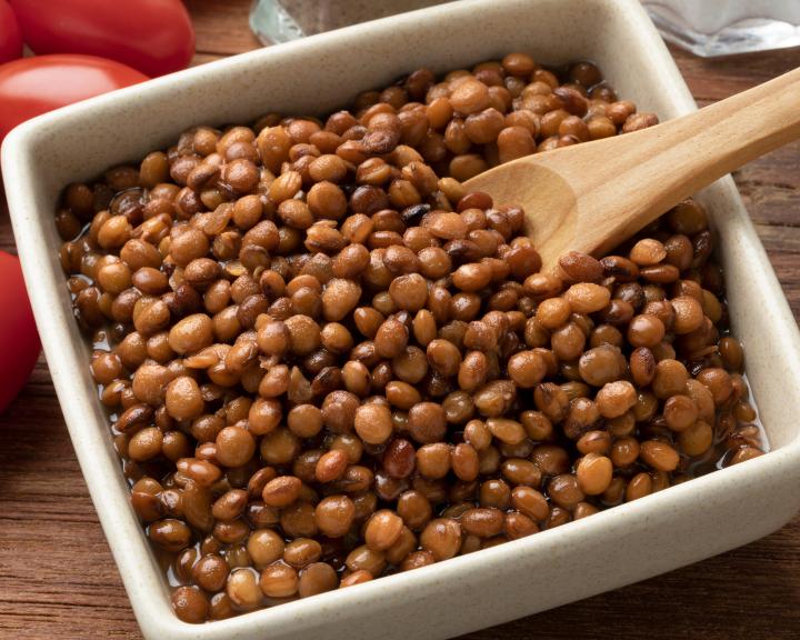 Cooked Lentils