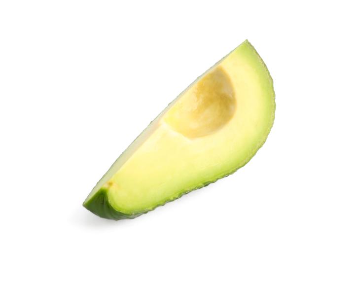 sliced fourth of an avocaco