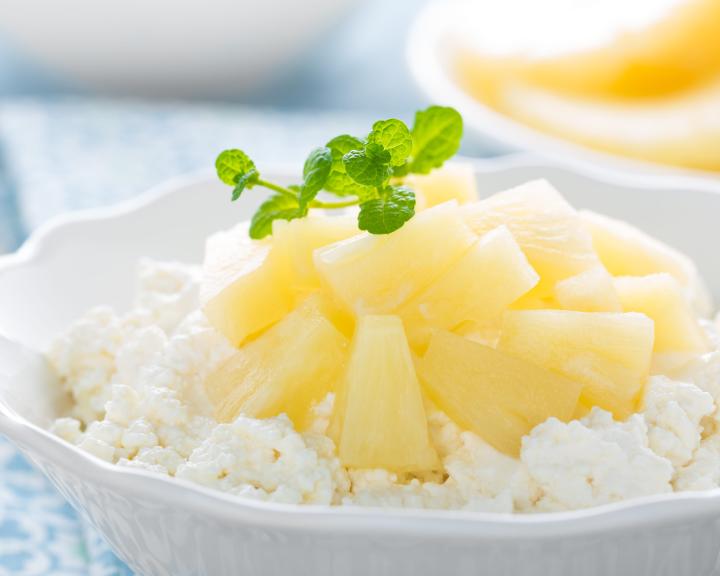 cottage cheese pineapple parfait