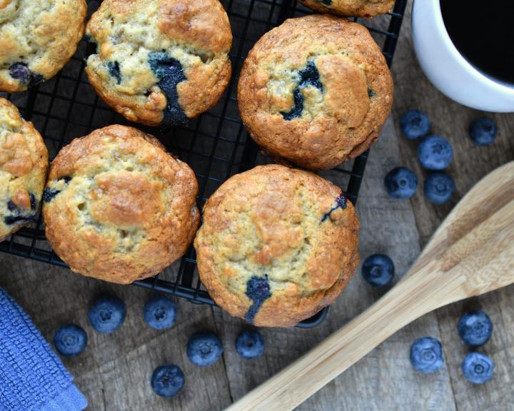 gluten-free blueberry muffins