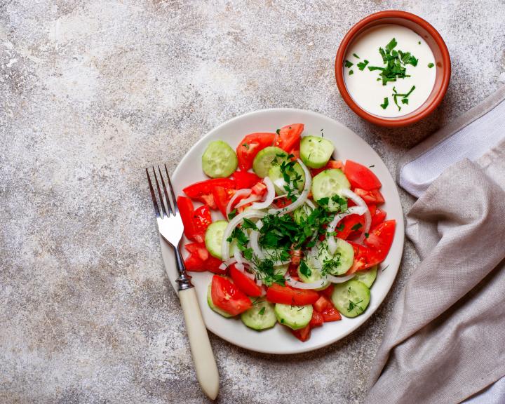 Greek-Style Dipping Plate 