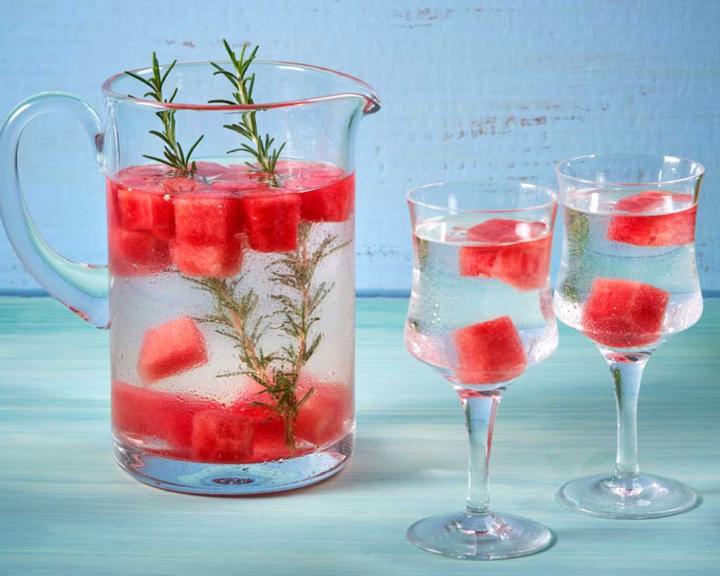 Watermelon Rosemary Water