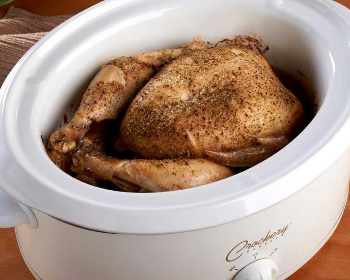 Slow-Cooked Whole Chicken