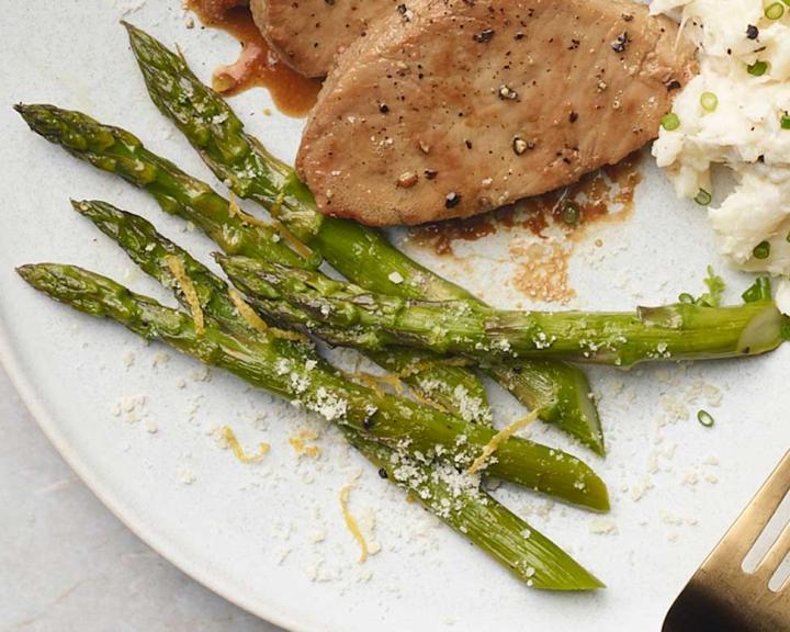 Roasted Asparagus with Parmesan