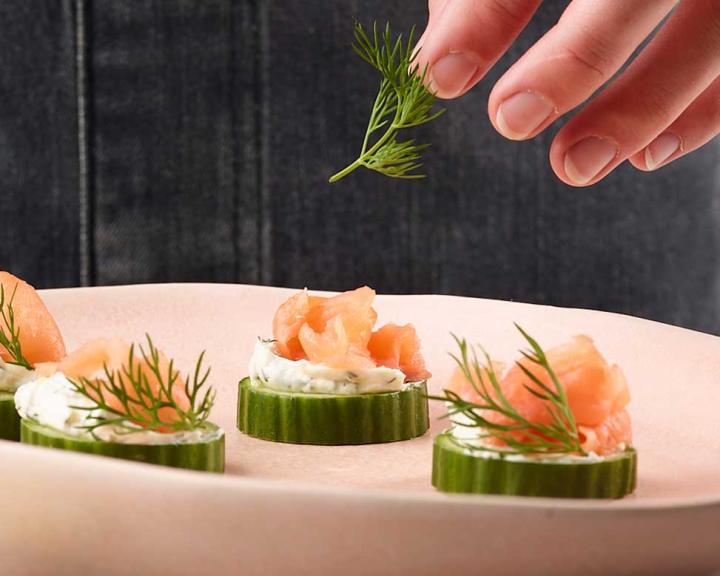 Smoked Salmon & Cucumber Bites