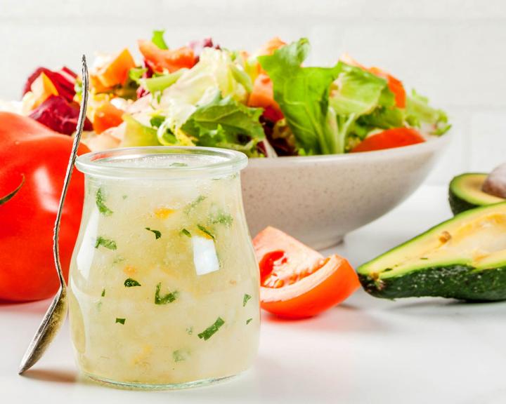 Garlicky Cilantro Lime Dressing