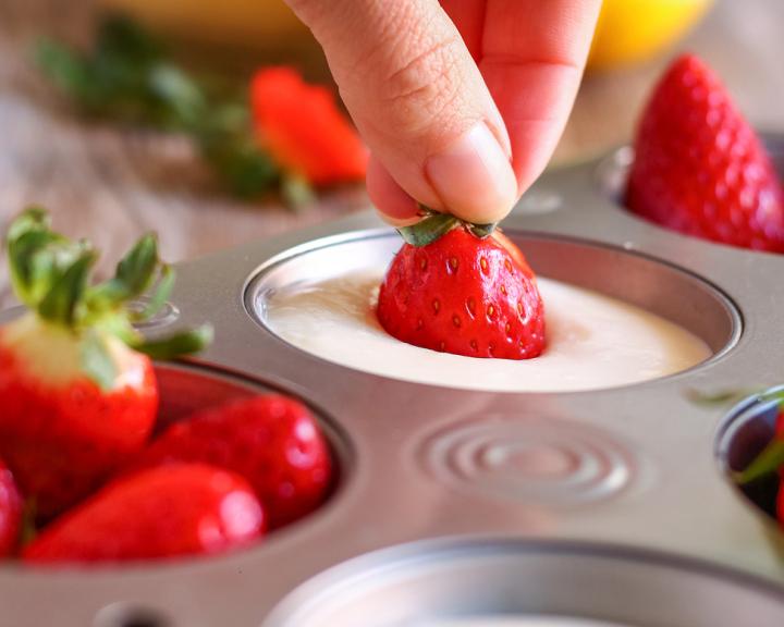 Frozen Yogurt Fruit Pops