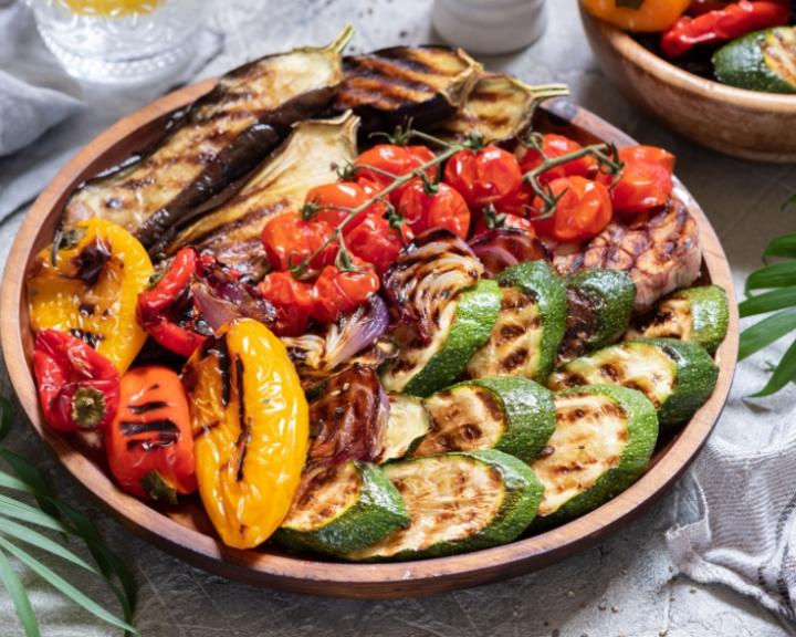 Grilled Summer Veggies with Herb Dressing