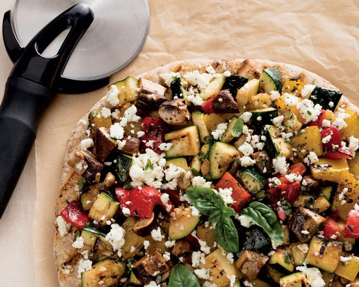 Grilled Vegetable Pizza
