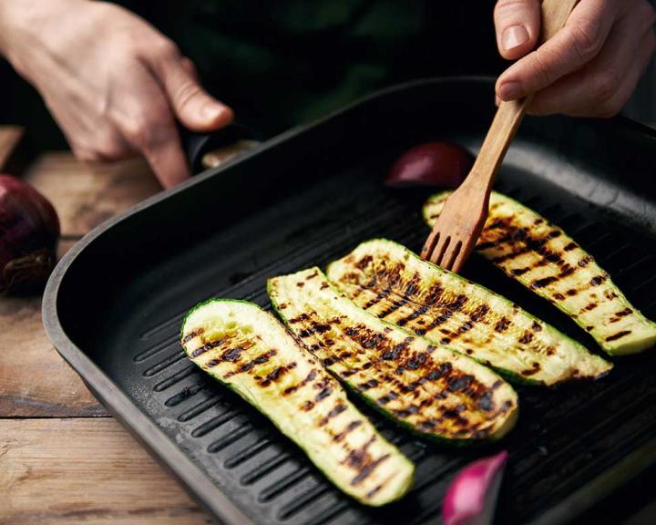 Grilled Zucchini with Feta Cheese