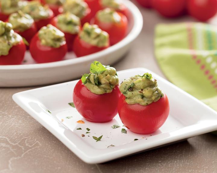 Guacamole Stuffed Cherry Tomatoes