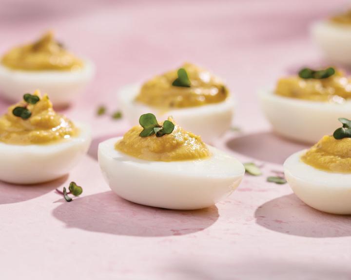 Hummus Deviled Eggs