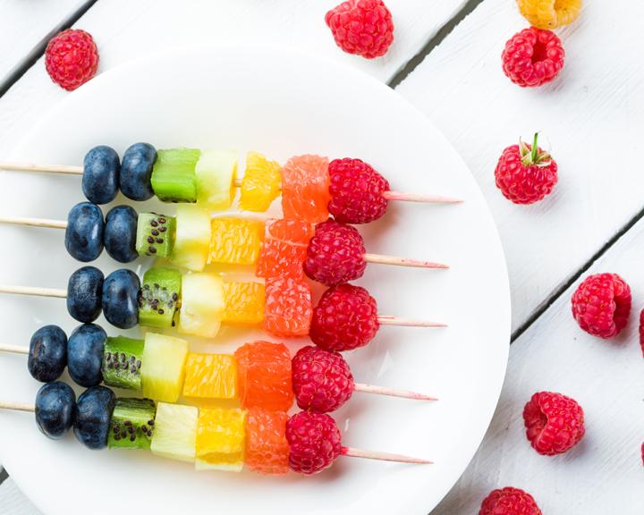 Kid-Friendly Rainbow Fruit Platter