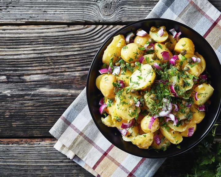 Potato and cauliflower salad