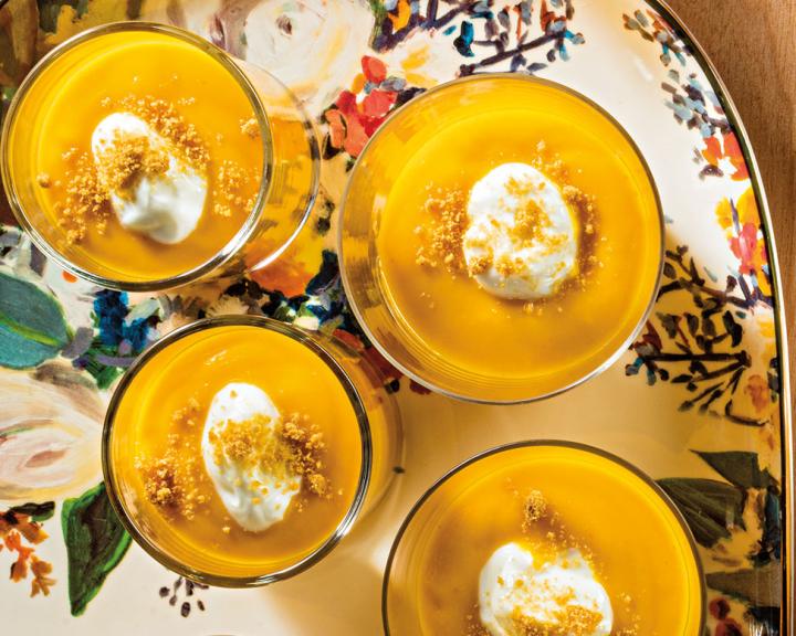 Pumpkin Pudding Parfait with Gingersnaps