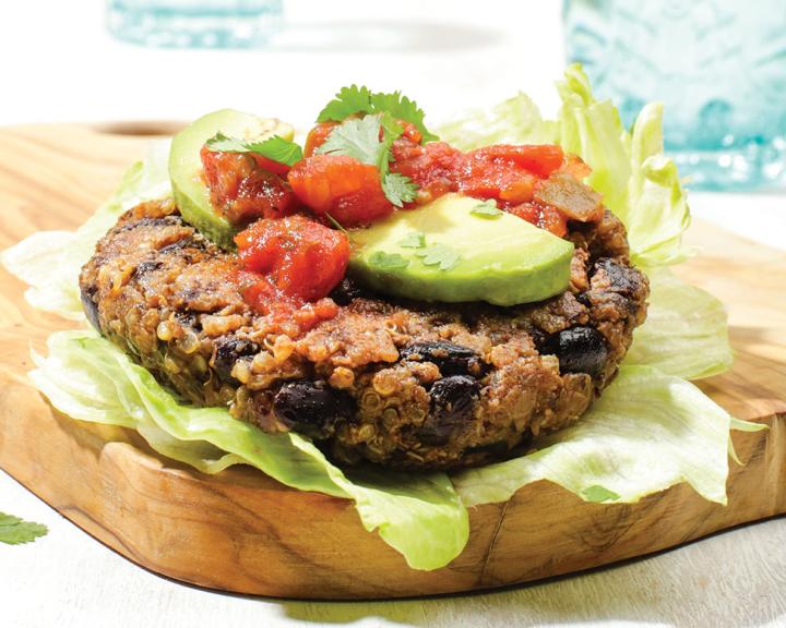 Quinoa Black Bean Burger