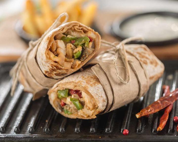 Slow-Cooker Chicken Fajita Burritos