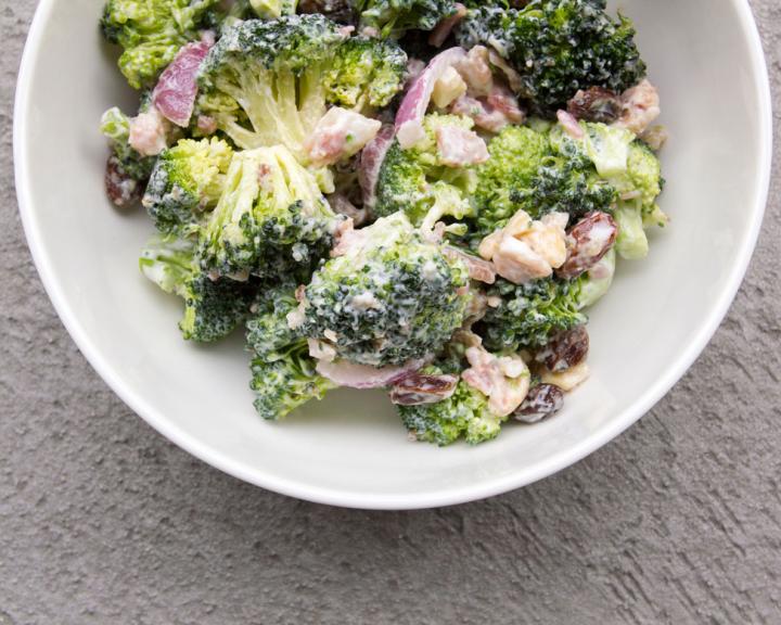 Sunflower-Broccoli Layer Salad