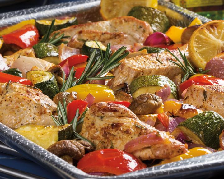 Sheet Pan Roasted Turkey and Veggies