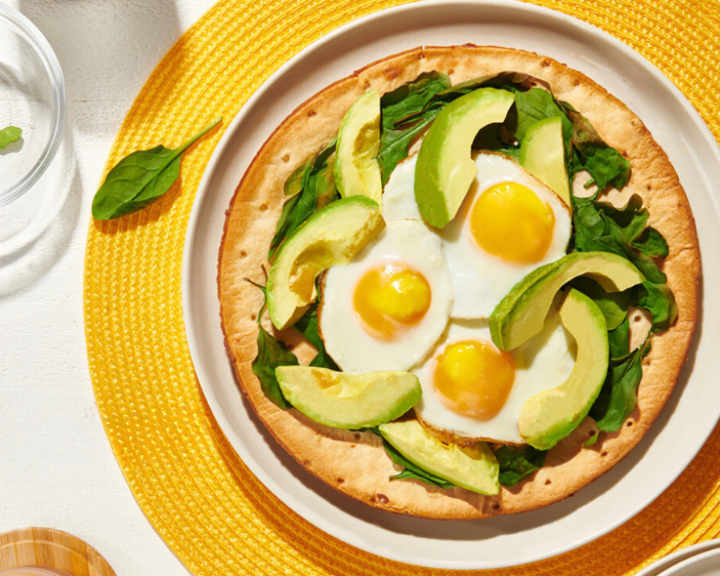 Avocado Egg Pizza