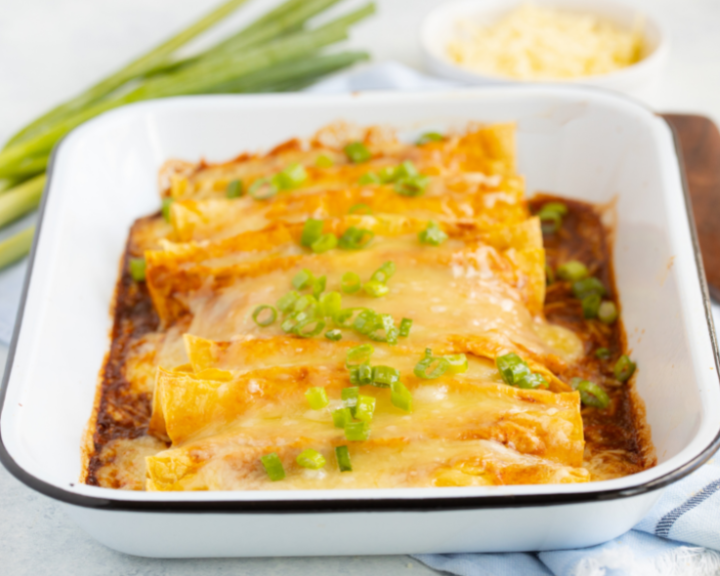 Easy Spinach Ricotta Enchiladas