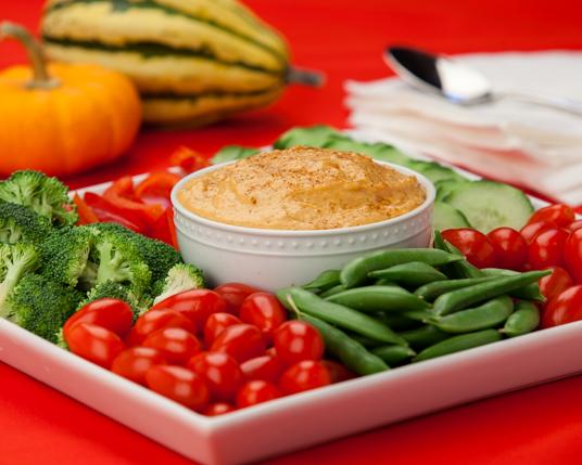 Holiday Veggie Platter with Hummus – Quick Recipe