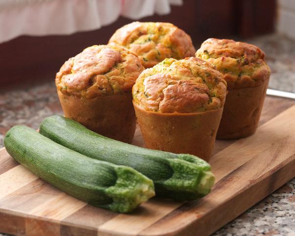 Zucchini and Date Muffins