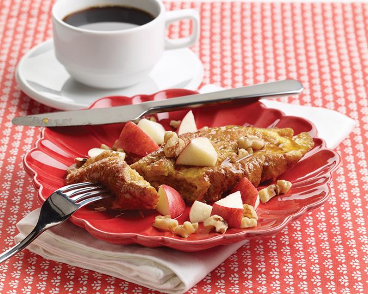 Apple-Walnut French Toast