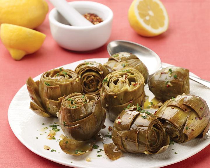 Artichokes with Garlic and Oil (Carciofi All’Aglio E Olio)