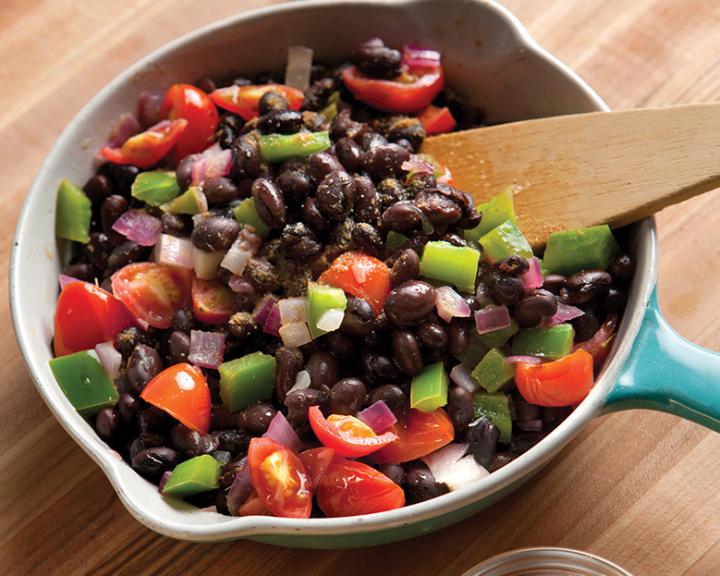 Black Beans And Tomatoes With Lime
