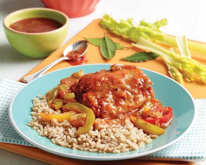 Creole Chicken And Peppers