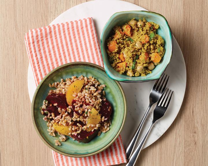 Curried Quinoa With Butternut Squash And Chickpeas