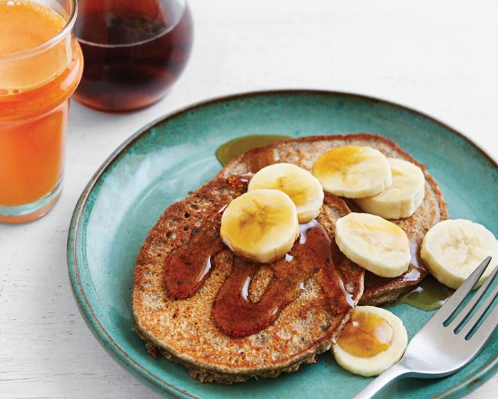 Double-Duty Banana Pancakes