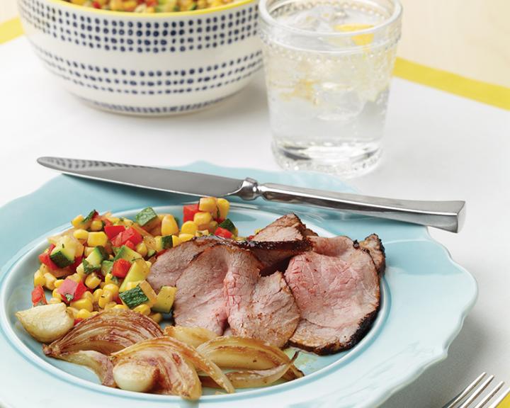 Eye Of Round Roast With Garlic Onions