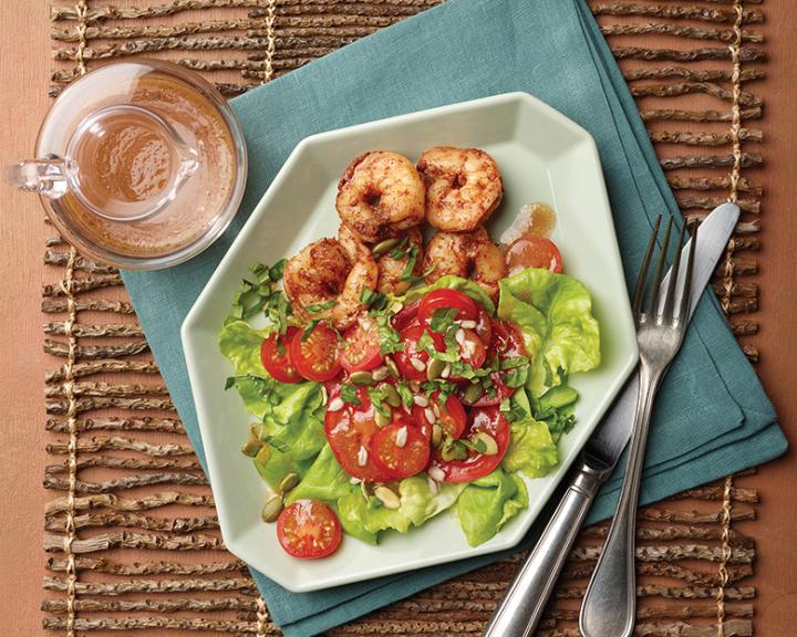 Garlicky Tomato Salad