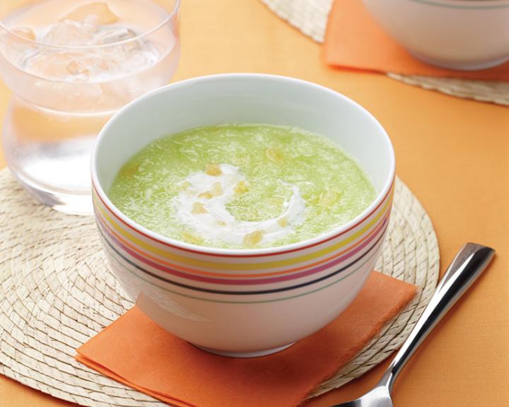 Ginger Honeydew Soup