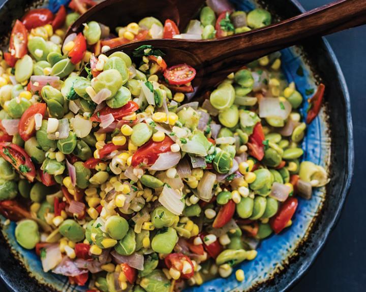 Grape Tomato Succotash