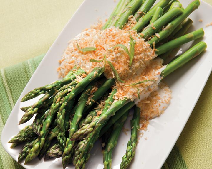 Herbed Panko Asparagus Spears