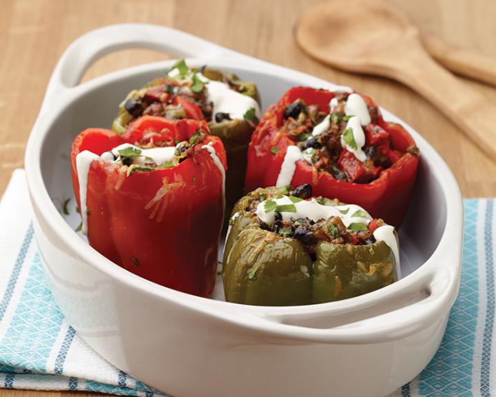 Mexican-Style Stuffed Bell Peppers